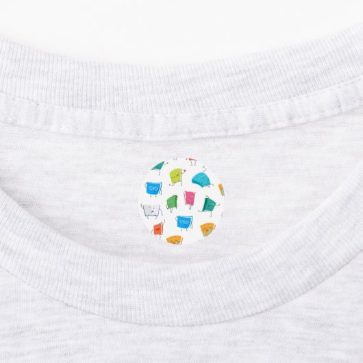 Boekenpatroon Labels (Aangebracht)