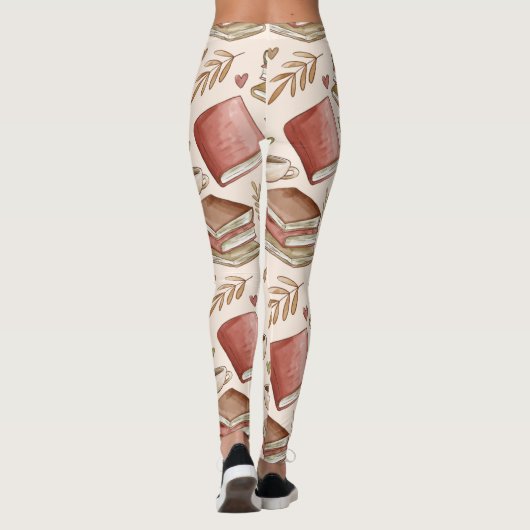 Boekenpatroon Leggings (Achterkant)