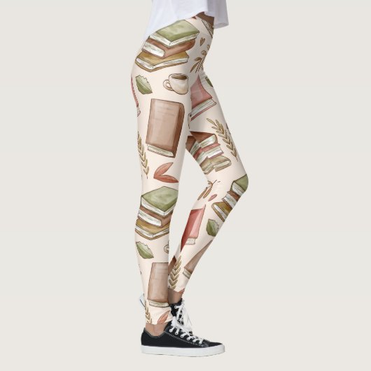 Boekenpatroon Leggings (Rechts)