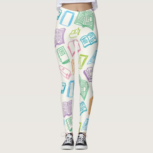 Boekenpatroon Leggings (Voorkant)