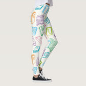 Boekenpatroon Leggings (Rechts)