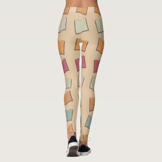 Boekenpatroon Leggings (Achterkant)