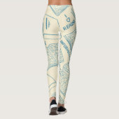 Boekenpatroon Leggings (Achterkant)