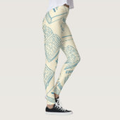 Boekenpatroon Leggings (Rechts)