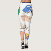 Boekenpatroon Leggings (Achterkant)