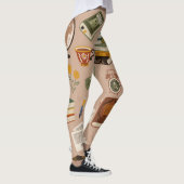 Boekenpatroon Leggings (Rechts)