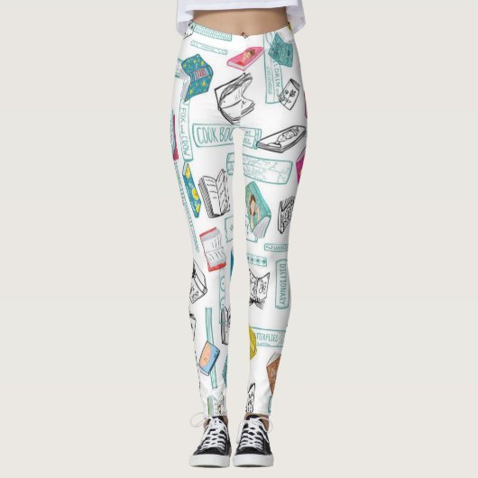 Boekenpatroon Leggings (Voorkant)