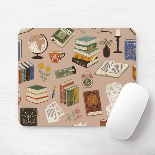 Boekenpatroon Muismat (Met muis)