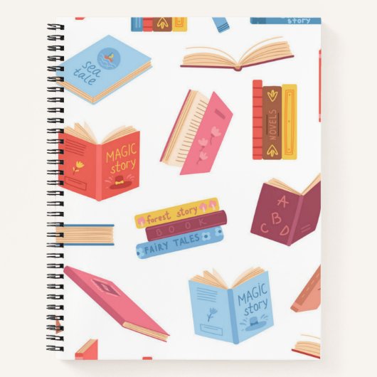 Boekenpatroon Notitieboek (Voorkant)