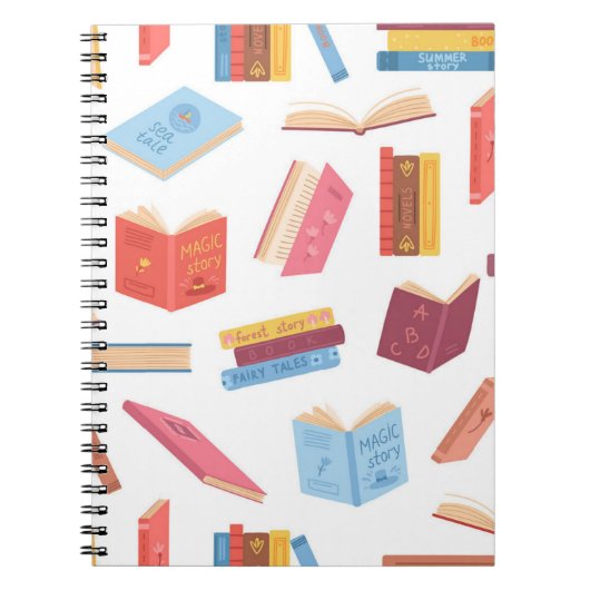 Boekenpatroon Notitieboek (Voorkant)