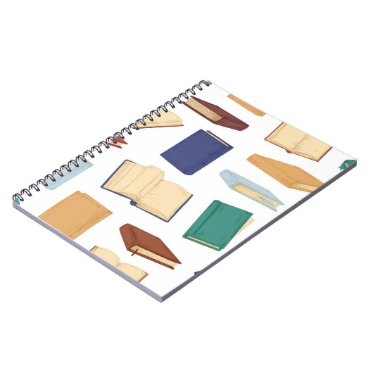 Boekenpatroon Notitieboek (Linkerzijde)