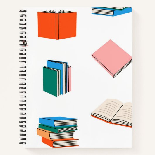 Boekenpatroon Notitieboek (Voorkant)