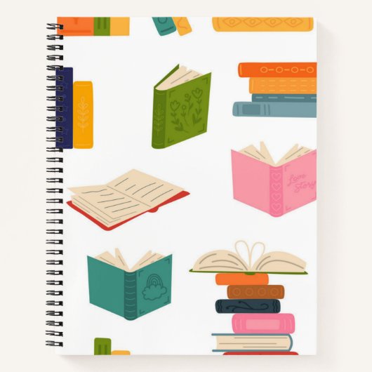 Boekenpatroon Notitieboek (Voorkant)