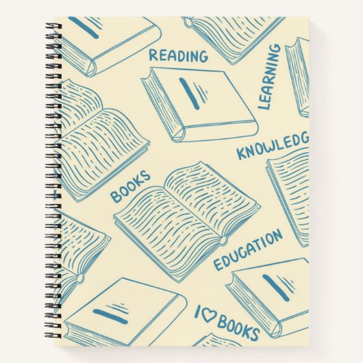 Boekenpatroon Notitieboek (Voorkant)