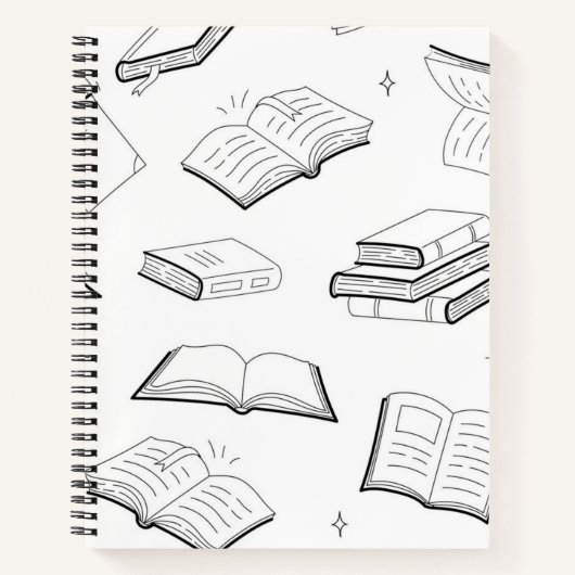 Boekenpatroon Notitieboek (Voorkant)