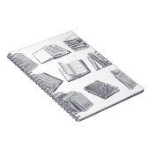 Boekenpatroon Notitieboek (Rechterzijde)