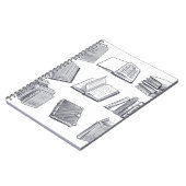 Boekenpatroon Notitieboek (Linkerzijde)