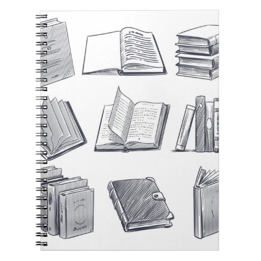 Boekenpatroon Notitieboek (Voorkant)