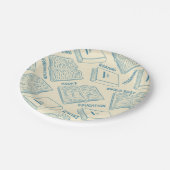 Boekenpatroon Papieren Bordje (Gekanteld)