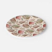 Boekenpatroon Papieren Bordje (Gekanteld)