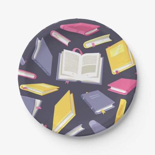 Boekenpatroon Papieren Bordje (Voorkant)
