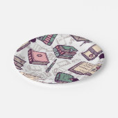 Boekenpatroon Papieren Bordje (Gekanteld)