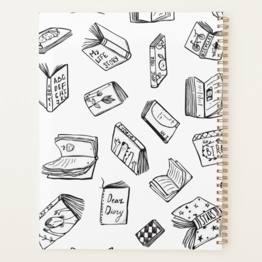 Boekenpatroon Planner (Achterkant)