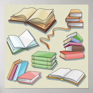 Boekenpatroon Poster
