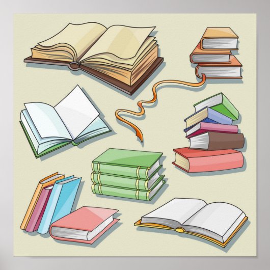 Boekenpatroon Poster (Voorkant)