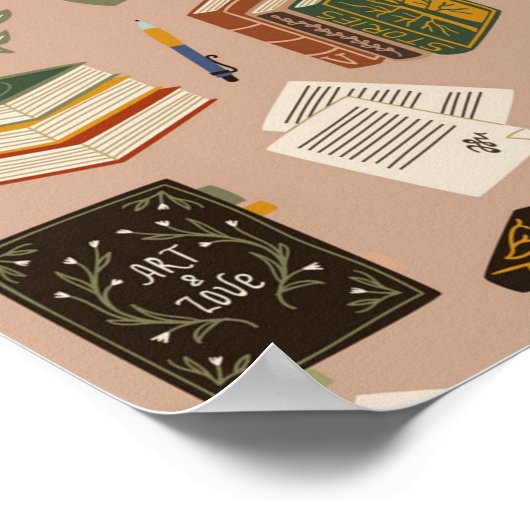 Boekenpatroon Poster (Hoek)