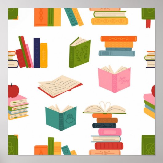 Boekenpatroon Poster (Voorkant)