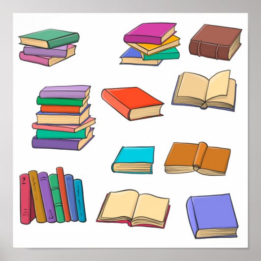 Boekenpatroon Poster (Voorkant)