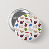 Boekenpatroon Ronde Button 5,7 Cm (Voorkant /achterkant)