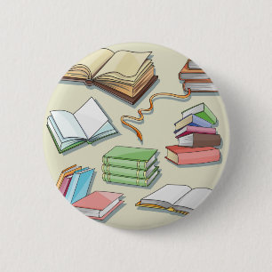 Boekenpatroon Ronde Button 5,7 Cm