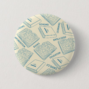 Boekenpatroon Ronde Button 5,7 Cm