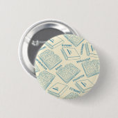 Boekenpatroon Ronde Button 5,7 Cm (Voorkant /achterkant)