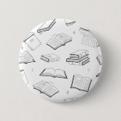 Boekenpatroon Ronde Button 5,7 Cm (Voorkant)