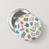 Boekenpatroon Ronde Button 5,7 Cm (Voorkant /achterkant)