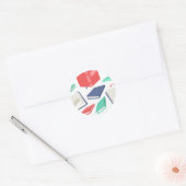 Boekenpatroon Ronde Sticker (Envelop)