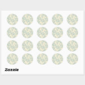 Boekenpatroon Ronde Sticker (Vel)