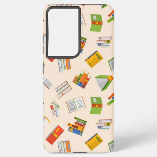 Boekenpatroon Samsung Galaxy Hoesje (Achterkant)