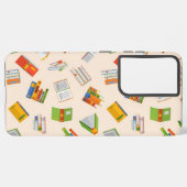 Boekenpatroon Samsung Galaxy Hoesje (Linkerkant)