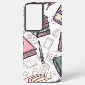 Boekenpatroon Samsung Galaxy Hoesje (Achterkant)