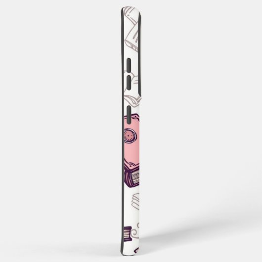 Boekenpatroon Samsung Galaxy Hoesje (Rechterkant)