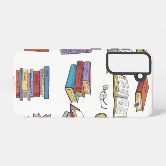 Boekenpatroon Samsung Galaxy Hoesje (Achterkant horizontaal)