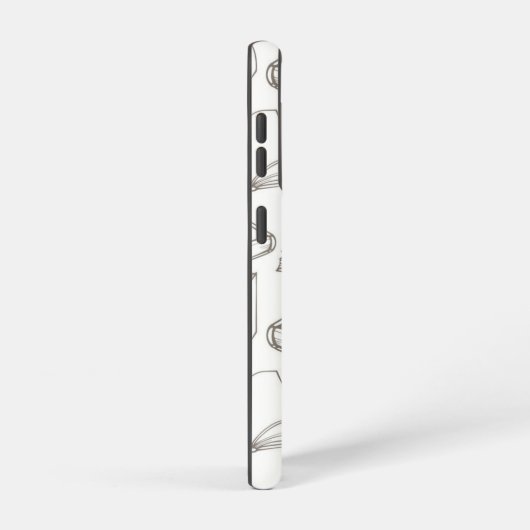 Boekenpatroon Samsung Galaxy Hoesje (Rechterkant)