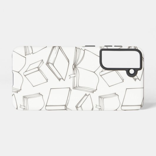 Boekenpatroon Samsung Galaxy Hoesje (Achterkant horizontaal)