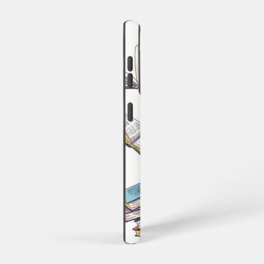 Boekenpatroon Samsung Galaxy Hoesje (Rechterkant)