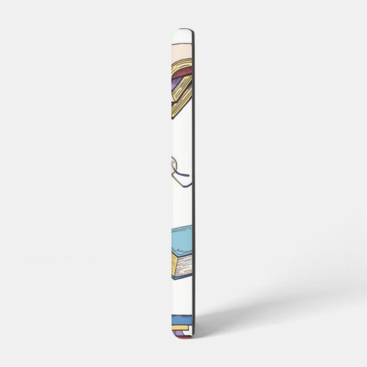 Boekenpatroon Samsung Galaxy Hoesje (Linkerkant)