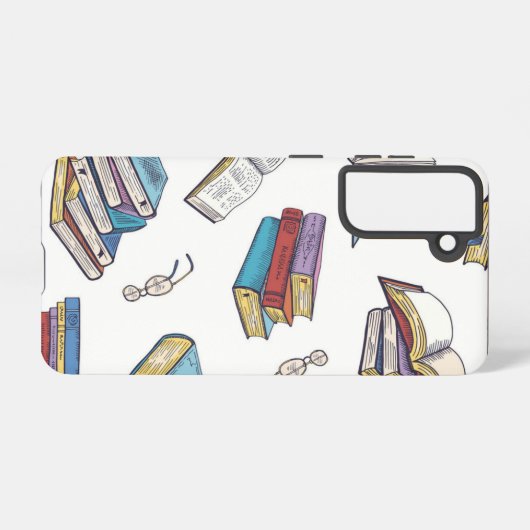 Boekenpatroon Samsung Galaxy Hoesje (Achterkant horizontaal)